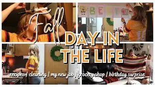 Fall Day in the Life | New Job | Birthday Surprise