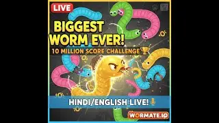 Fastest Growing Sanake 🔴🐍 | Wormate.io Pro Tips & Tricks 🎮😂 #wormate #live #snake #shorts #viral