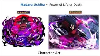 Characters Analysis Blazing Fest Madara Uchiha ~ Power of Life or Death (Naruto Blazing)
