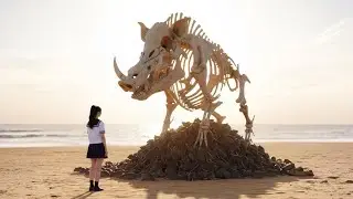 GIRL ALONE SURVIVING IN THE FOREST FACING A HORDE OF GIANT WILD RATS ON A DESERTED ISLAND