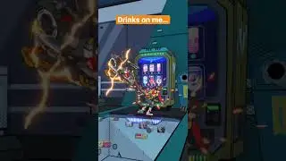 Charged up attack by gathering junk.