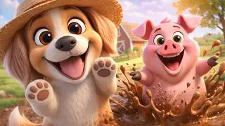 Nesia i świnka 🐶🐷 | Piosenka dla dzieci – Świat Dziecięcych Piosenek