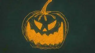 591 v2  - Horror Opener Halloween skull pumpkin scare logo animation