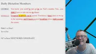 Daily Dictation #506 ANSWERS! Let's Master English with Coach Shane