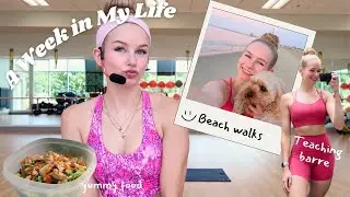 Week in My Life as a Personal Trainer & Barre Instructor 🌸 Early Mornings, Workouts, Healthy Meals