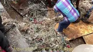 Pulper Rope Shredder, Pulper Rope Crusher, #Pulperropecrushingmachine, #PulperRopesShreddingMachine