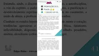 Leitura do livro Florais et&eacute;ricos qu&acirc;nticos universais - &acirc;mbar, ametista e &aacute;gua marinha.