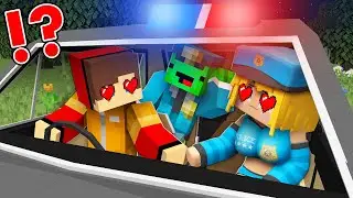 Mikey POLICE caught JJ PRISONER and POLICE Girl? A sad CAR TRIP in Minecraft - Maizen