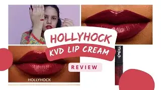 Kat Von D Holly Hock | Lip Cream | Lipstick Swatch | Vinyl Lip Cream Review | Liquid lipstick