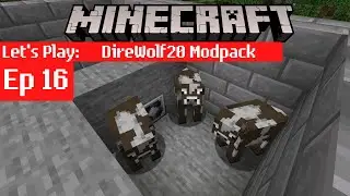 Automated Cow Factory - Direwolf20 1.16 Modded Minecraft Survival &ndash; Ep 16