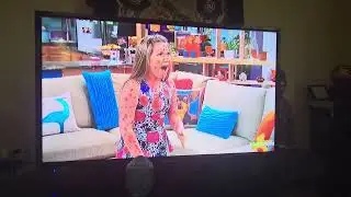 Piper Squeeze this ox pox oh her arm on Dads shirt and scream a lot