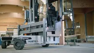 HUBTEX Diesel, Gaz Chariot Lat&eacute;ral Multi-Directionnel DQ-X
