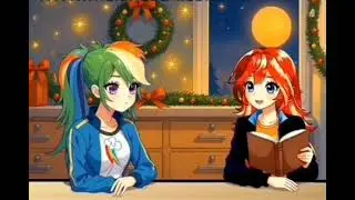 Mlp parody ai voices Rainbow & Sunset Verse of the Day 118:24