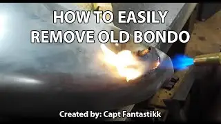 How to Easily Remove Old Bondo on Metal! (Explicit)