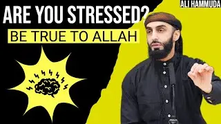 Are You Stressed? Be True to Allah | Ali Hammuda