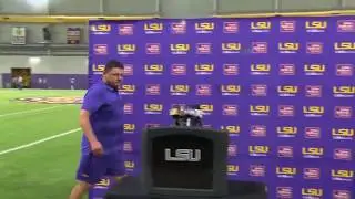 Ed Orgeron Press Conference Interruption | LSU Football