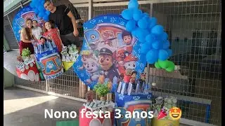 FESTA DE ANIVERS&Aacute;RIO NONO 3 ANOS 🎉🥳👏