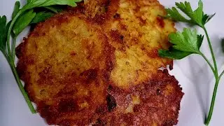 5-Ingredient Potato Latkes | Easy Crispy Potato Pancakes | Fluffy Center in just 5 Minutes