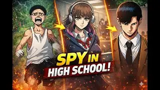 (chapter 5)SPY Academy Student Transfers to HIGH School After Training AMV