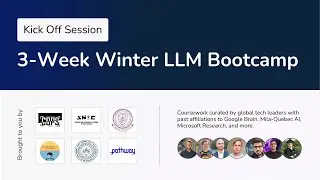 Kick-off Session for the Winter LLM Bootcamp | CoPS IIT BHU x P-Club IIT Kanpur x Pathway | RAG