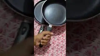 Amazon Brand - Solimo 3-Piece Aluminium Non-Stick Cookware Set - Fry Pan, Kadhai & Tawa