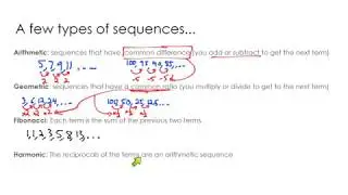 Introduction to Sequences (definition and types of sequences)