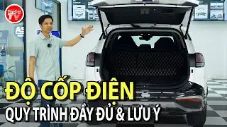 8 bước lắp đặt cốp điện Dr. Door - Lưu ý về hệ thống điện và đăng kiểm | TIPCAR TV