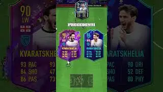 Kvaratskhelia 96 TOTS Mini Player Review Ita  #short player review