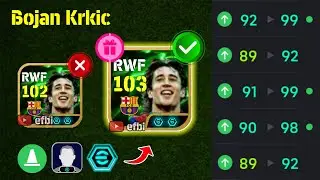 Bojan Krkic 103 BEST TRAINING with Booster, Max Level, Player Progression eFootball 2026