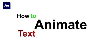 Kinetic Text Animation with Camera in  After Effect | Watch Now