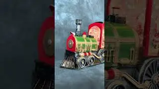 Christmas Train Snow Globe Lantern - Santa Express