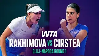 Kamilla Rakhimova vs. Sorana Cirstea | 2026 Cluj-Napoca Round 1 | WTA Match Highlights
