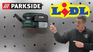 De Parkside Accu-excenterschuurmachine op 20 volt zonder accu hoe doet die het.