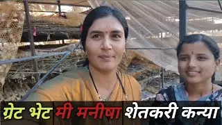 रेशीम शेती उद्योग | ग्रेट भेट मी मनीषा शेतकरी कन्या | रेशीम शेती