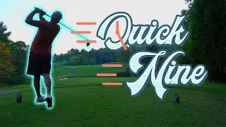 QUICK NINE | The most SOLID golf I've played yet | SHOT TRACERS