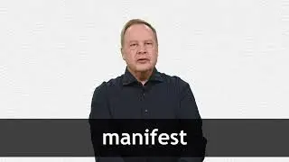 How to pronounce MANIFEST in American English