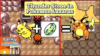 How to obtain the thunder stone in Pokemon Lazarus to evolve Pikachu