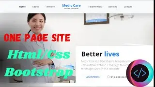 How to Make a Responsive Single Page Website Using Html/CSS/Bootstrap5.Available Code Below.✔🤞🎁.