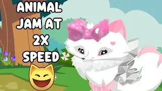 PLAYING ANIMAL JAM AT 2X SPEED 🤣