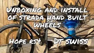 Strada hand built wheels unboxing #hopetech #dtswiss #sapim