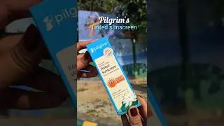 Tinted sunscreen....👍🏻 #sunscreen #winter #skincareproduct #pilgrim #new #youtubeshorts #oilyskin