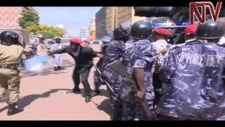 FDC youth clash with police in city centre