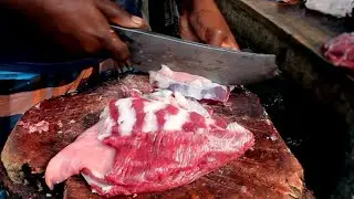 Special Mutton Cutting Skill By Asian Butcher.
