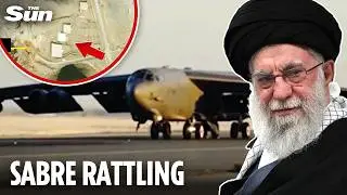 US bombers land in Qatar &&nbsp; Iran continues work at nuclear site as tensions grow between nations
