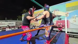 Arena Hipster Azteca Promotions, Diabolic King and Eagle Prince vs Kirosari and Diamond Skull