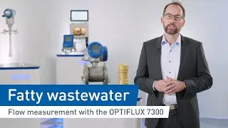 Flow measurement of fatty wastewater with the OPTIFLUX 7300 | KROHNE