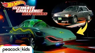 ПРЕВРАЩАЕМ АВТОМОБИЛЬ В ИСТРЕБИТЕЛЬ! | HOT WHEELS: ULTIMATE CHALLENGE ЛУЧШИЕ СБОРКИ, ЭПИЗОД 5
