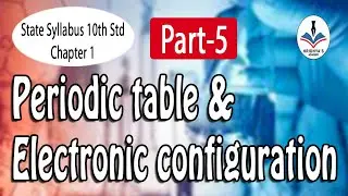 Periodic Table & Electronic Configuration Part 5 l Online Class l Chemistry