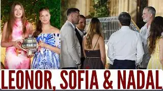 Princess Leonor, Sof&iacute;a & Rafa Nadal at Royal Reception in Marivent | The Royal Debut