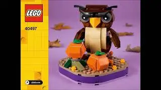 LEGO Instructions | Seasonal | 40497 | Halloween Owl | Halloween